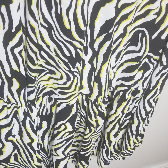 Bar III Zebra Print Maxi Wrap Dress - Picture 12 of 12